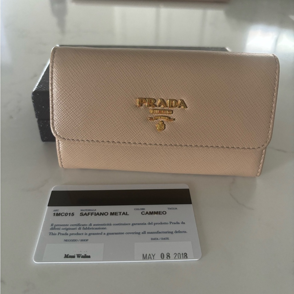 Prada Saffiano small wallet